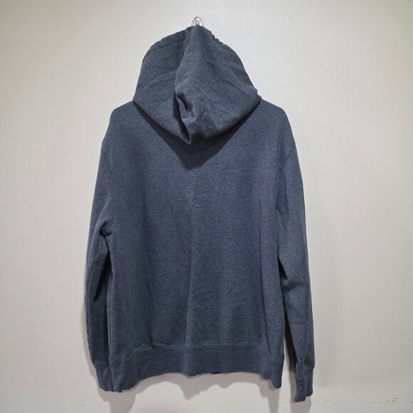 GAP Charcoal Heather Zip Up Hoodie Men’s L Fleece Sweatshirt - Picture 3 of 9